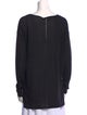 T by Alexander Wang Merino Wool Scoop Neck Sweater