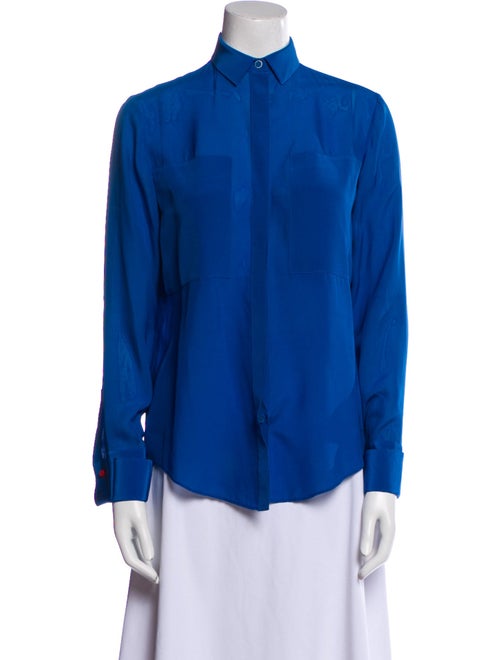 T by Alexander Wang Long Sleeve Button-Up Top