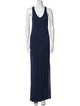 T by Alexander Wang Scoop Neck Long Dress