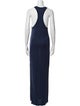 T by Alexander Wang Scoop Neck Long Dress