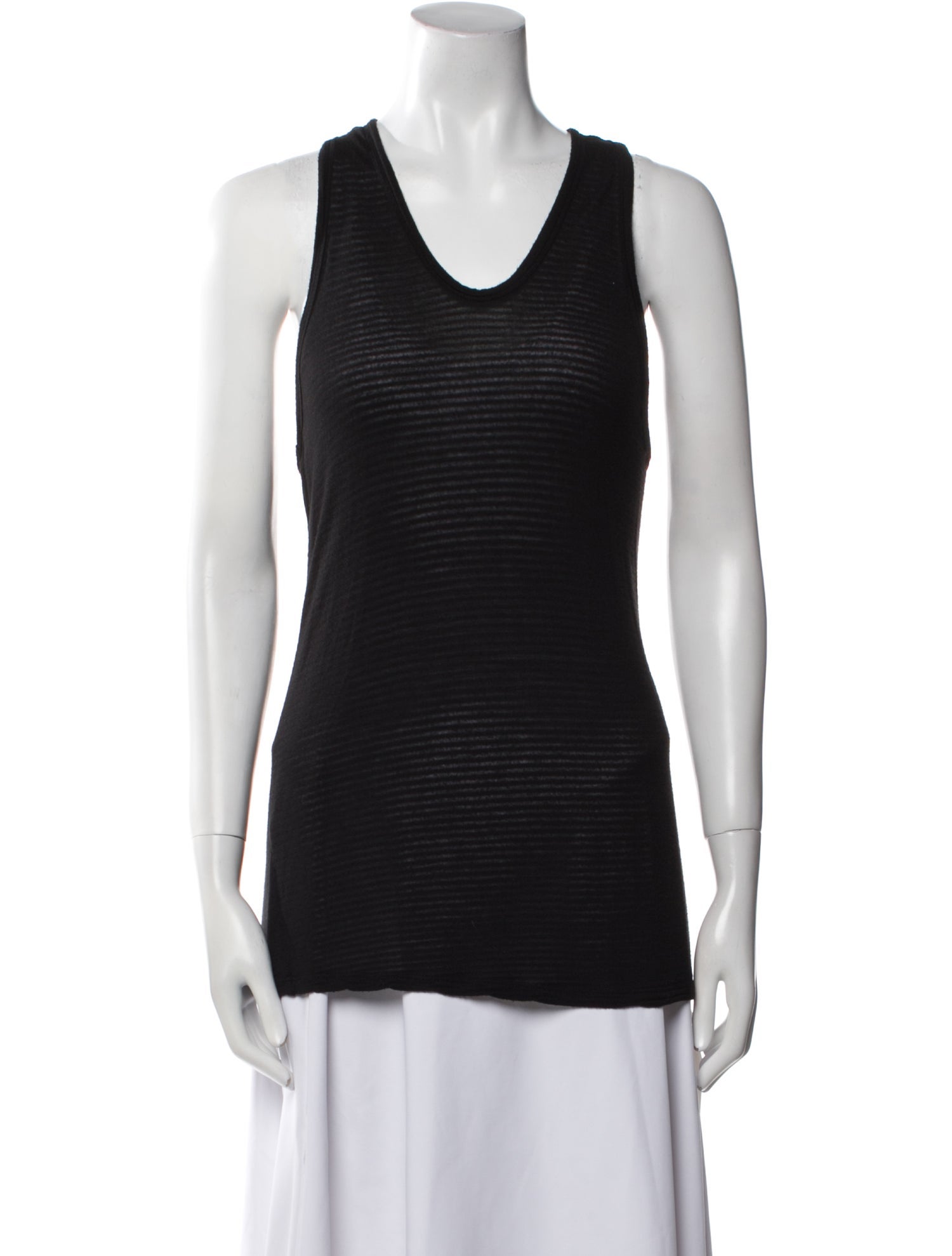 T by Alexander Wang Scoop Neck Sleeveless Top