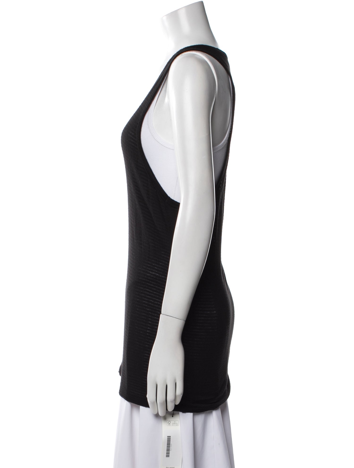 T by Alexander Wang Scoop Neck Sleeveless Top