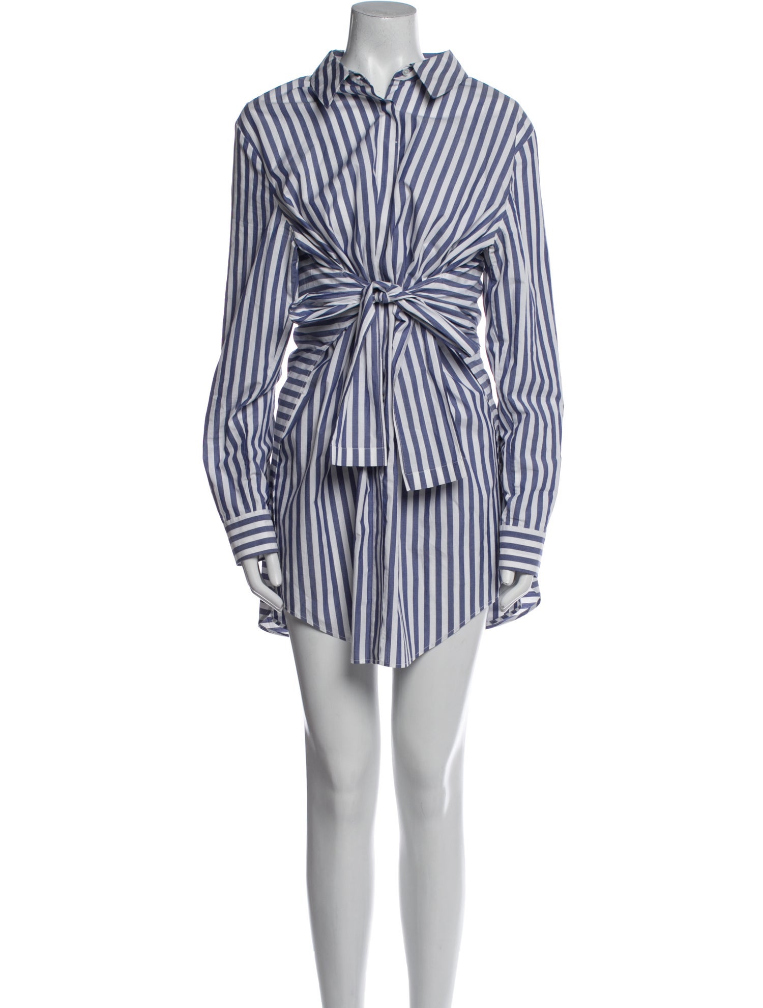 T by Alexander Wang Striped Knee-Length Dress