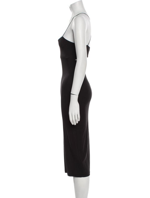 T by Alexander Wang Square Neckline Midi Length Dress