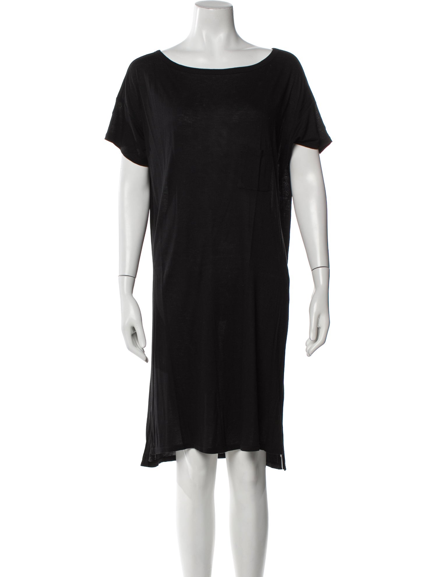 T by Alexander Wang Bateau Neckline Knee-Length Dress