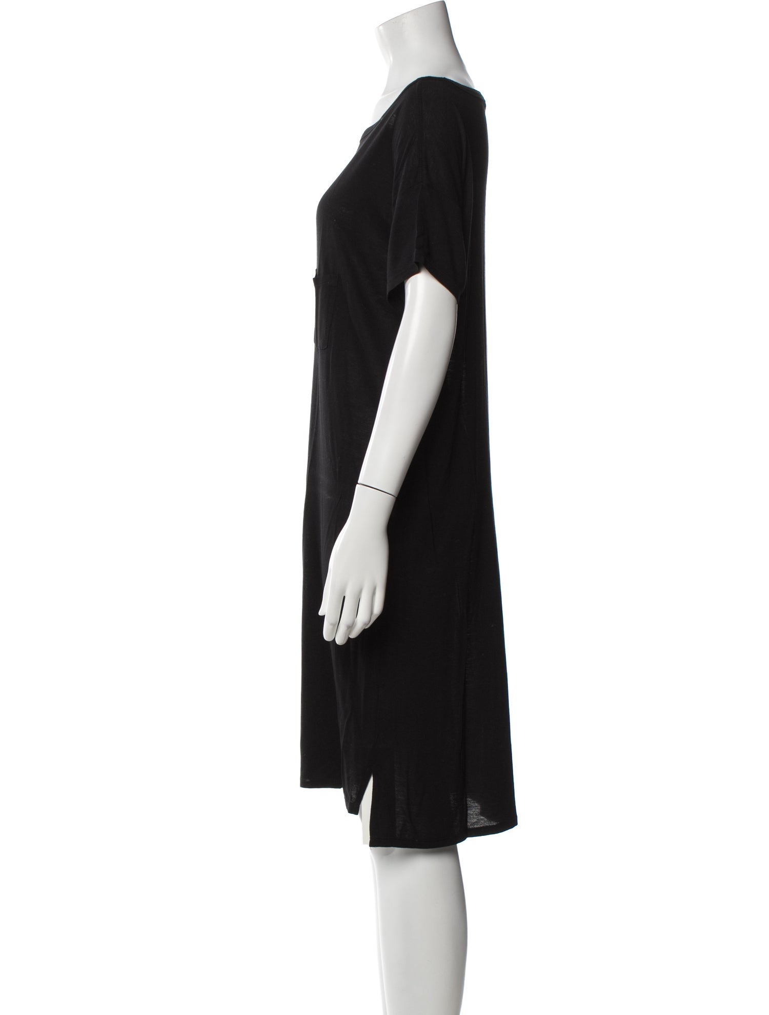 T by Alexander Wang Bateau Neckline Knee-Length Dress
