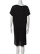 T by Alexander Wang Bateau Neckline Knee-Length Dress