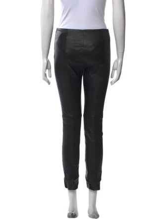 T by Alexander Wang Lambskin Skinny Leg Pants