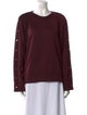 T by Alexander Wang Crew Neck Long Sleeve Sweatshirt