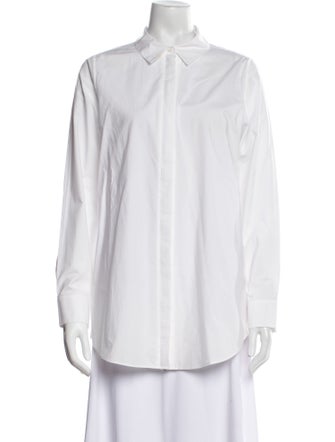 T by Alexander Wang Long Sleeve Button-Up Top
