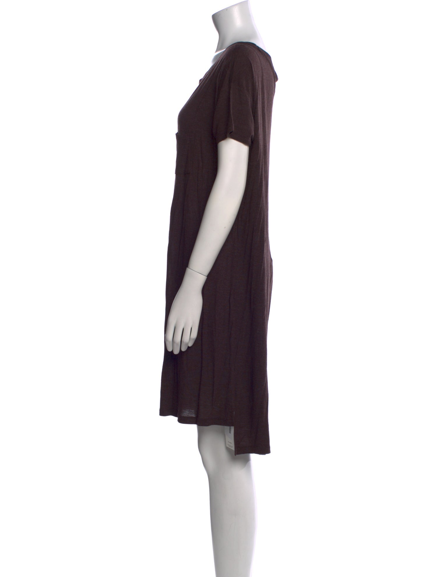T by Alexander Wang Bateau Neckline Knee-Length Dress