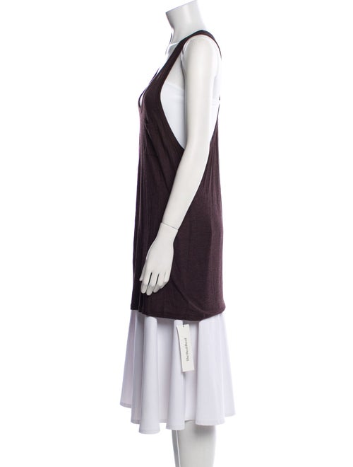T by Alexander Wang Scoop Neck Sleeveless Tunic
