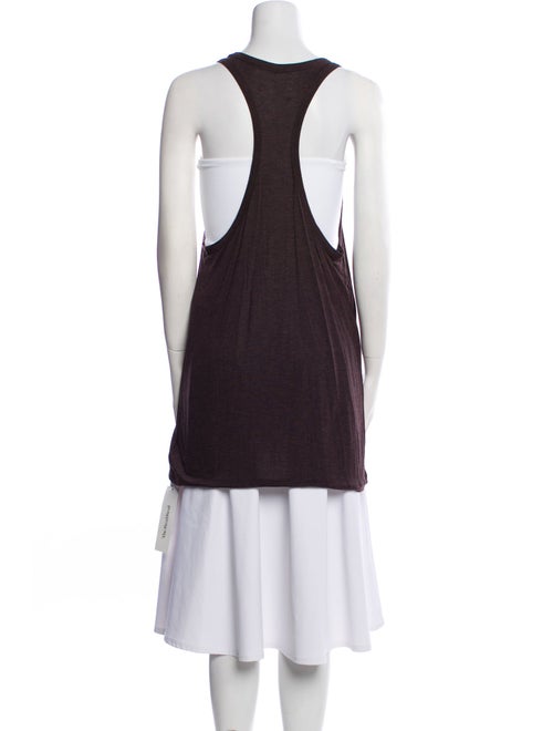 T by Alexander Wang Scoop Neck Sleeveless Tunic