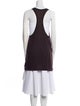 T by Alexander Wang Scoop Neck Sleeveless Tunic