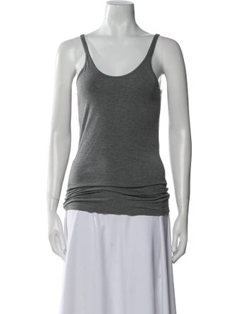 T by Alexander Wang Scoop Neck Sleeveless Top