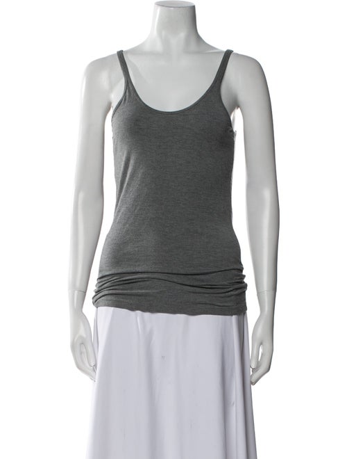 T by Alexander Wang Scoop Neck Sleeveless Top