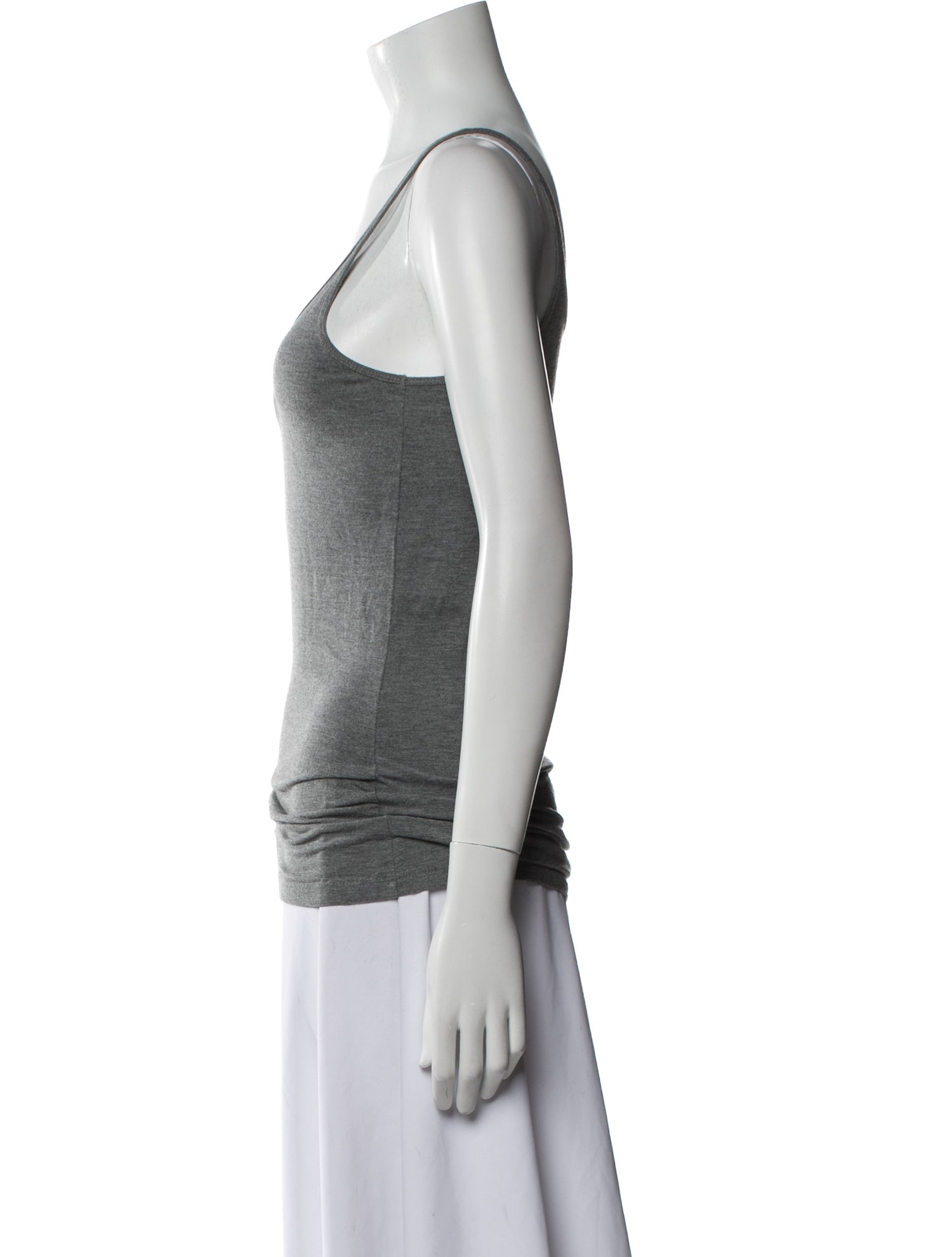 T by Alexander Wang Scoop Neck Sleeveless Top