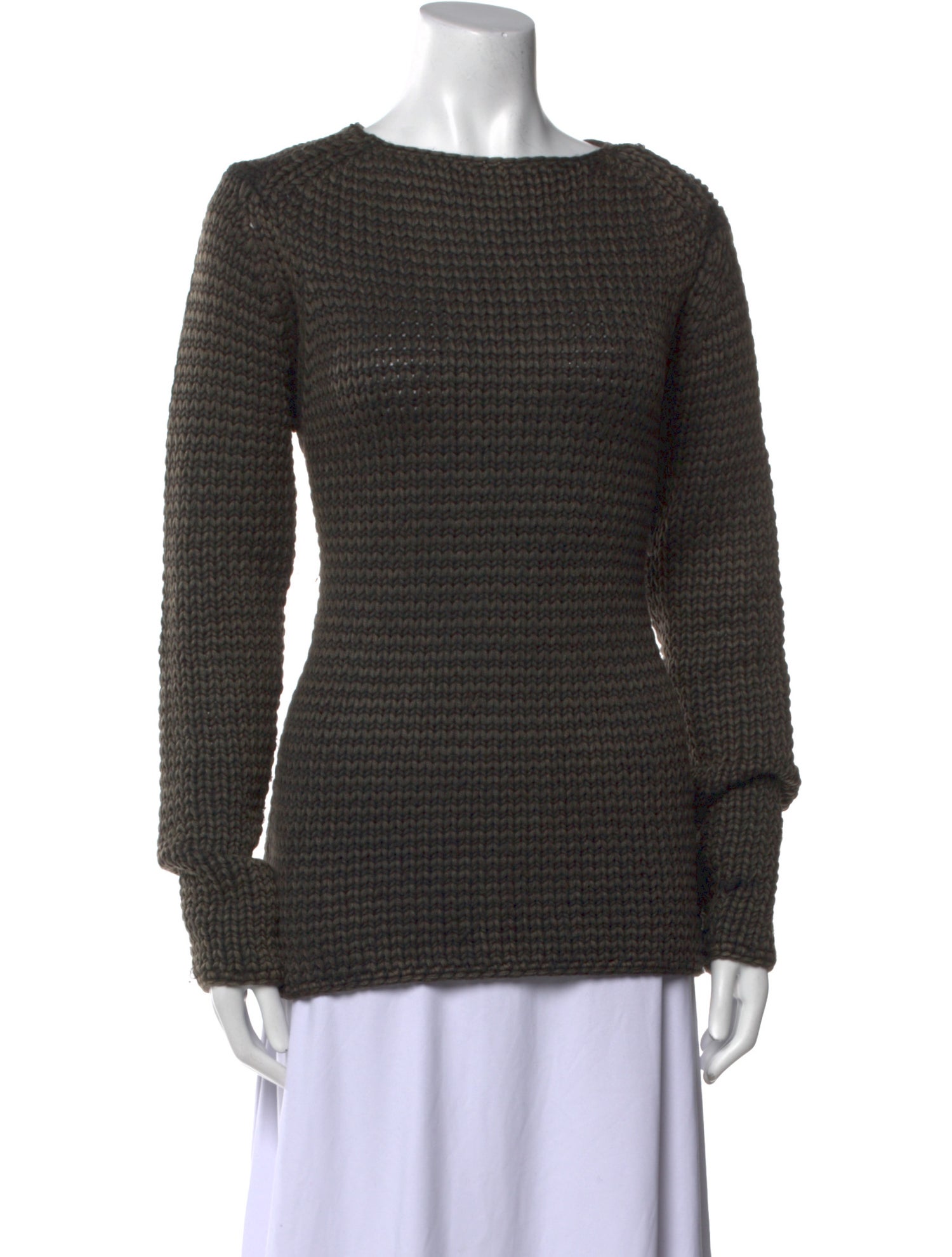 T by Alexander Wang Wool Bateau Neckline Sweater