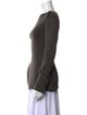T by Alexander Wang Wool Bateau Neckline Sweater