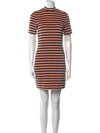 T by Alexander Wang Striped Mini Dress