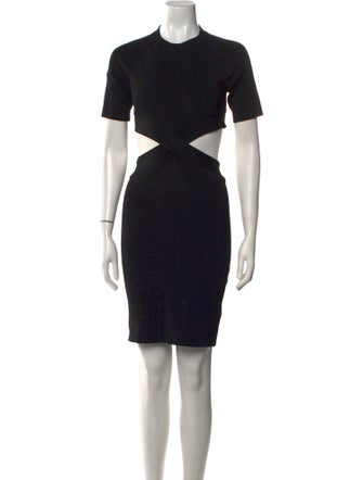 T by Alexander Wang Crew Neck Mini Dress