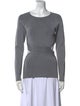 T by Alexander Wang Bateau Neckline Long Sleeve Sweatshirt