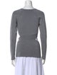 T by Alexander Wang Bateau Neckline Long Sleeve Sweatshirt
