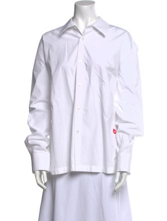 T by Alexander Wang Long Sleeve Button-Up Top