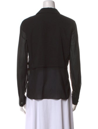 T by Alexander Wang Long Sleeve Button-Up Top