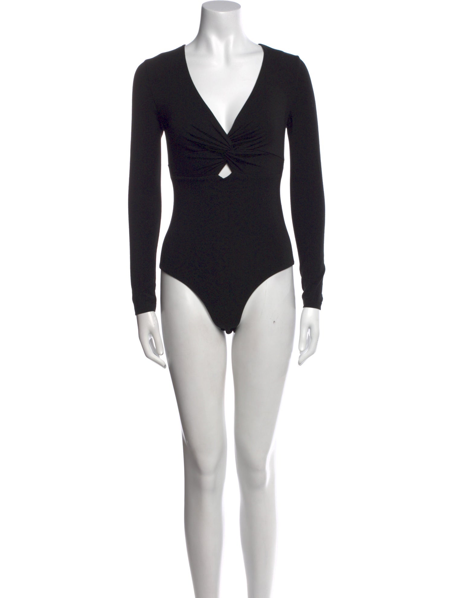 T by Alexander Wang V-Neck Long Sleeve Bodysuit