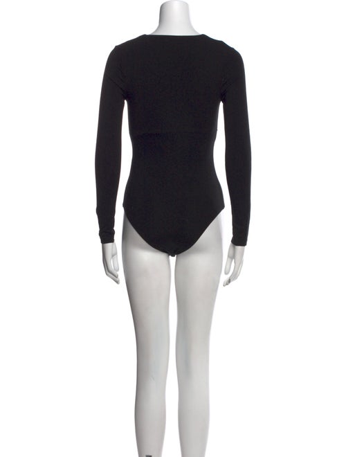 T by Alexander Wang V-Neck Long Sleeve Bodysuit