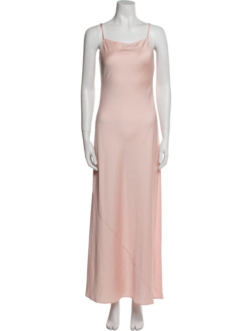 T by Alexander Wang Square Neckline Long Dress