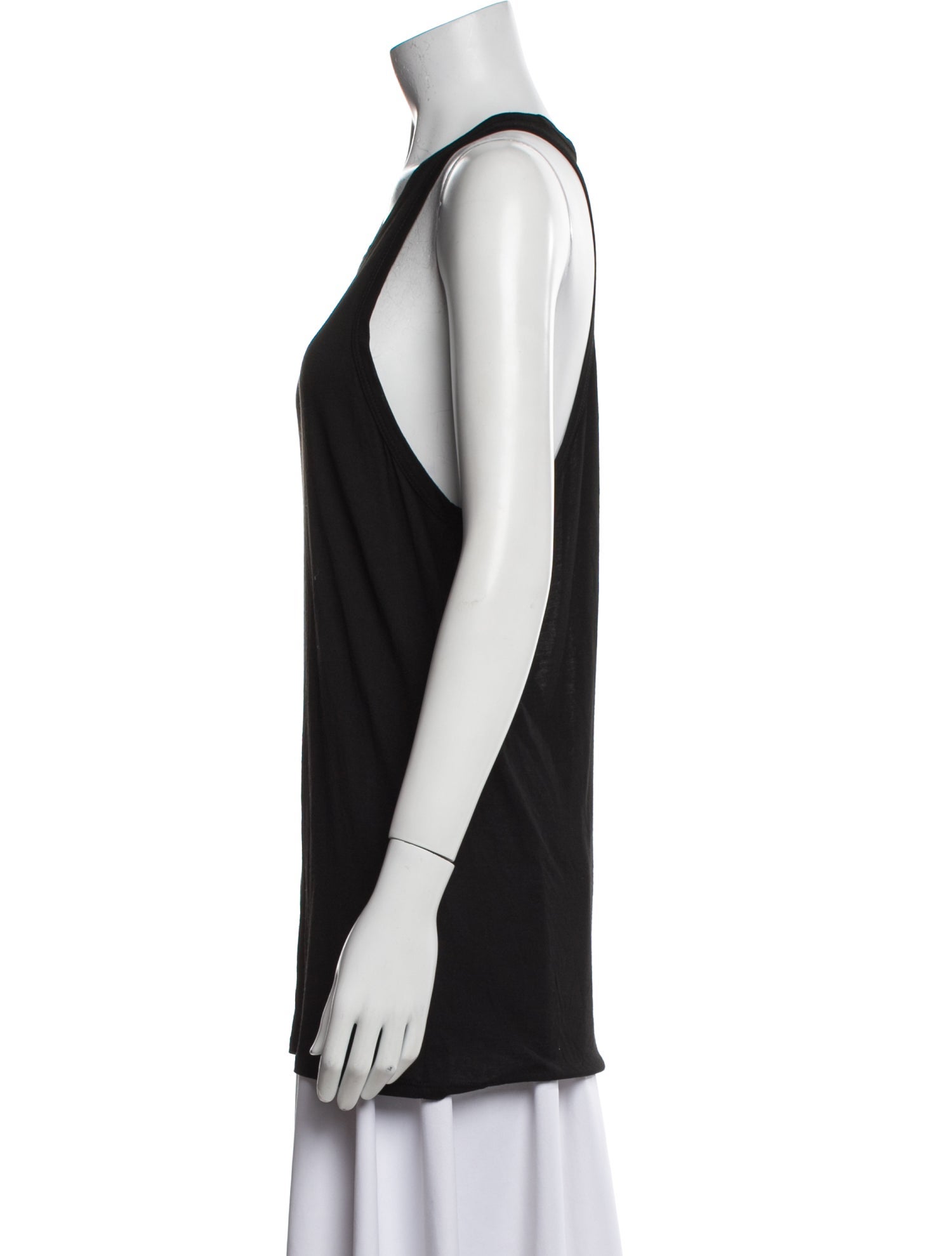 T by Alexander Wang Scoop Neck Sleeveless Top
