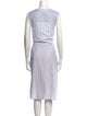 T by Alexander Wang Striped Midi Length Dress