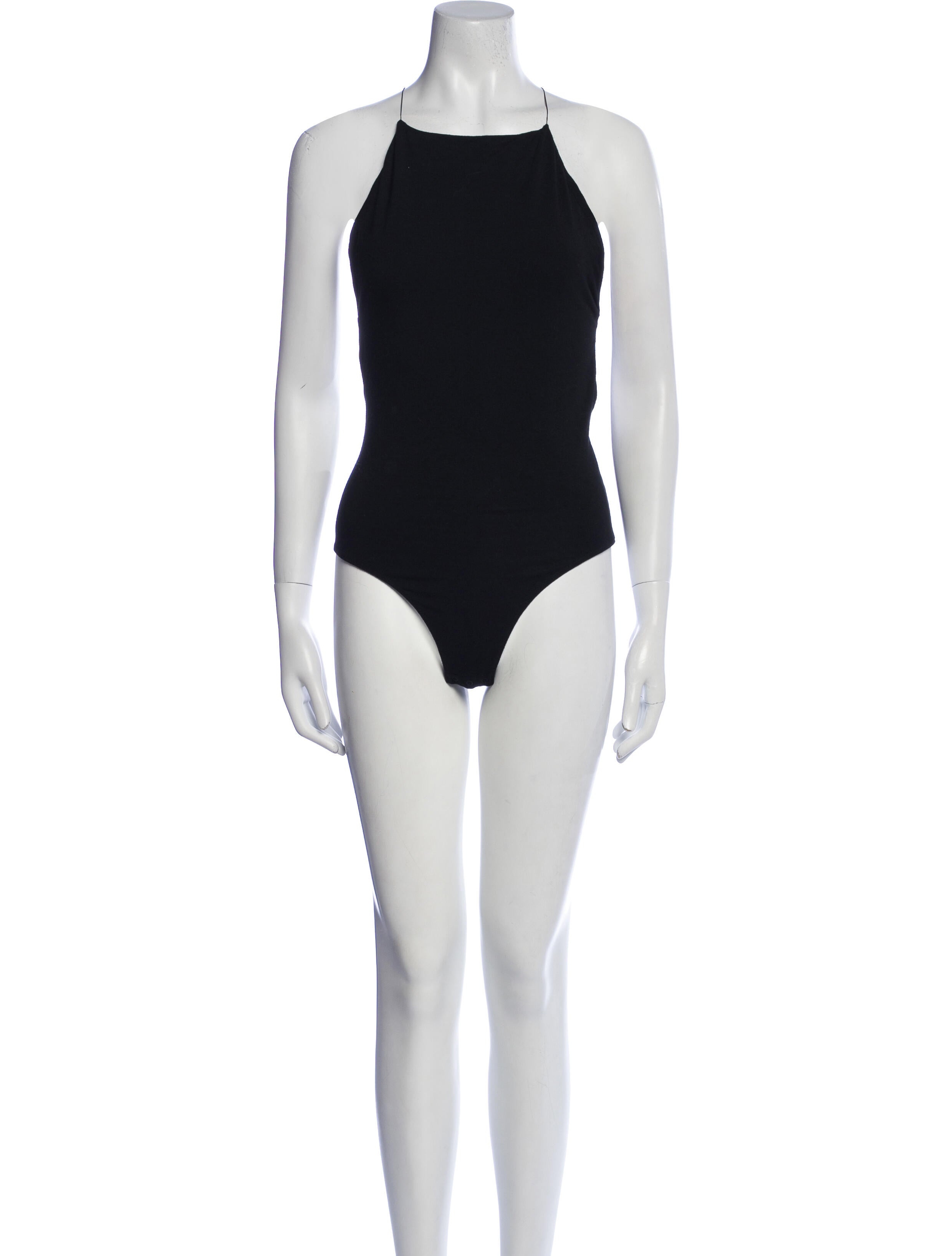 T by Alexander Wang Square Neckline Sleeveless Bodysuit