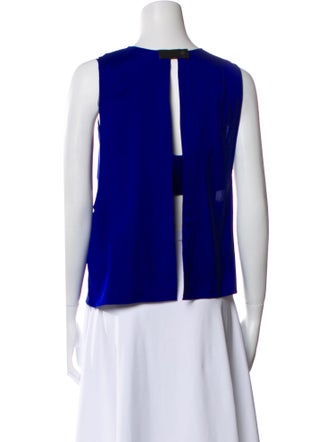 T by Alexander Wang Silk Crew Neck Top