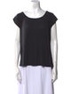 T by Alexander Wang Scoop Neck Short Sleeve T-Shirt