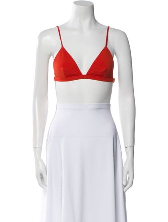 T by Alexander Wang V-Neck Sleeveless Crop Top