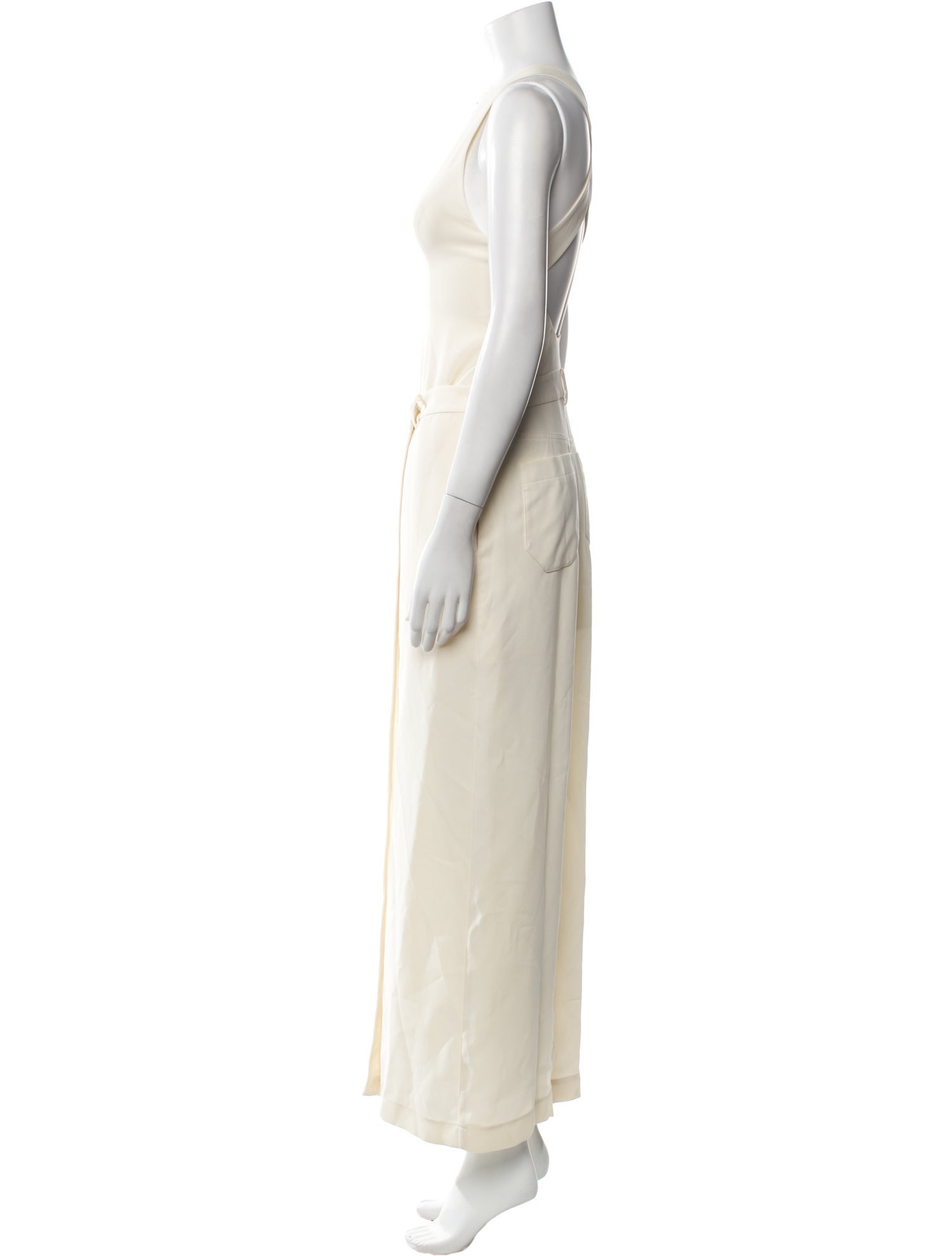 T by Alexander Wang Crew Neck Long Dress