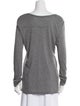 T by Alexander Wang Scoop Neck Long Sleeve T-Shirt