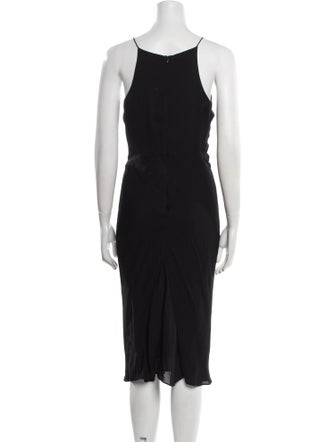 T by Alexander Wang V-Neck Midi Length Dress