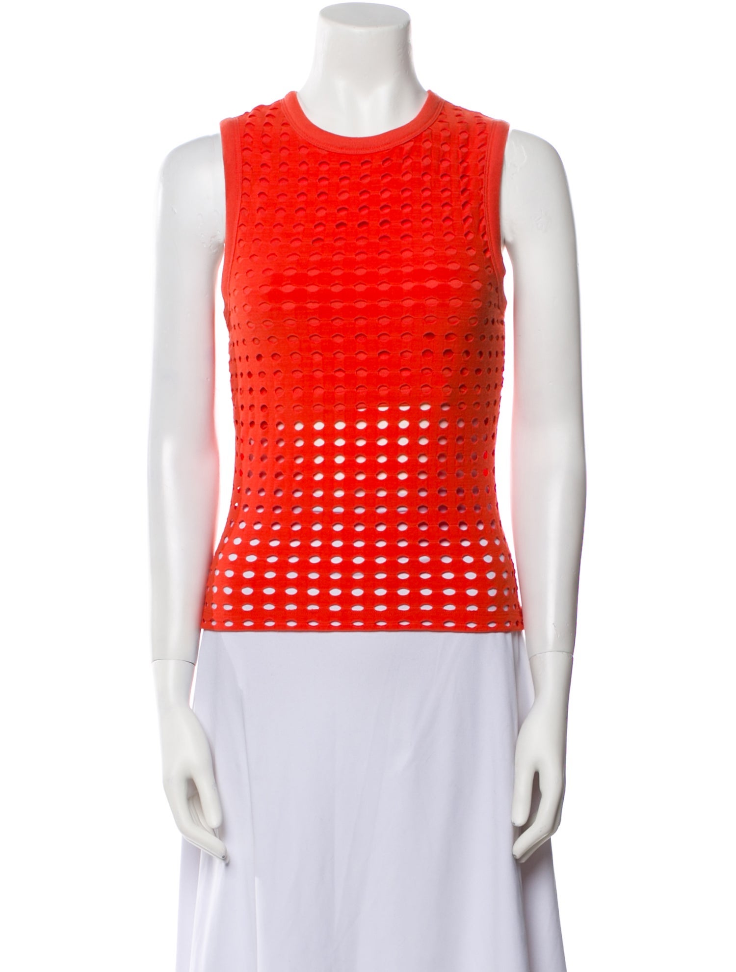 T by Alexander Wang Striped Crew Neck Top