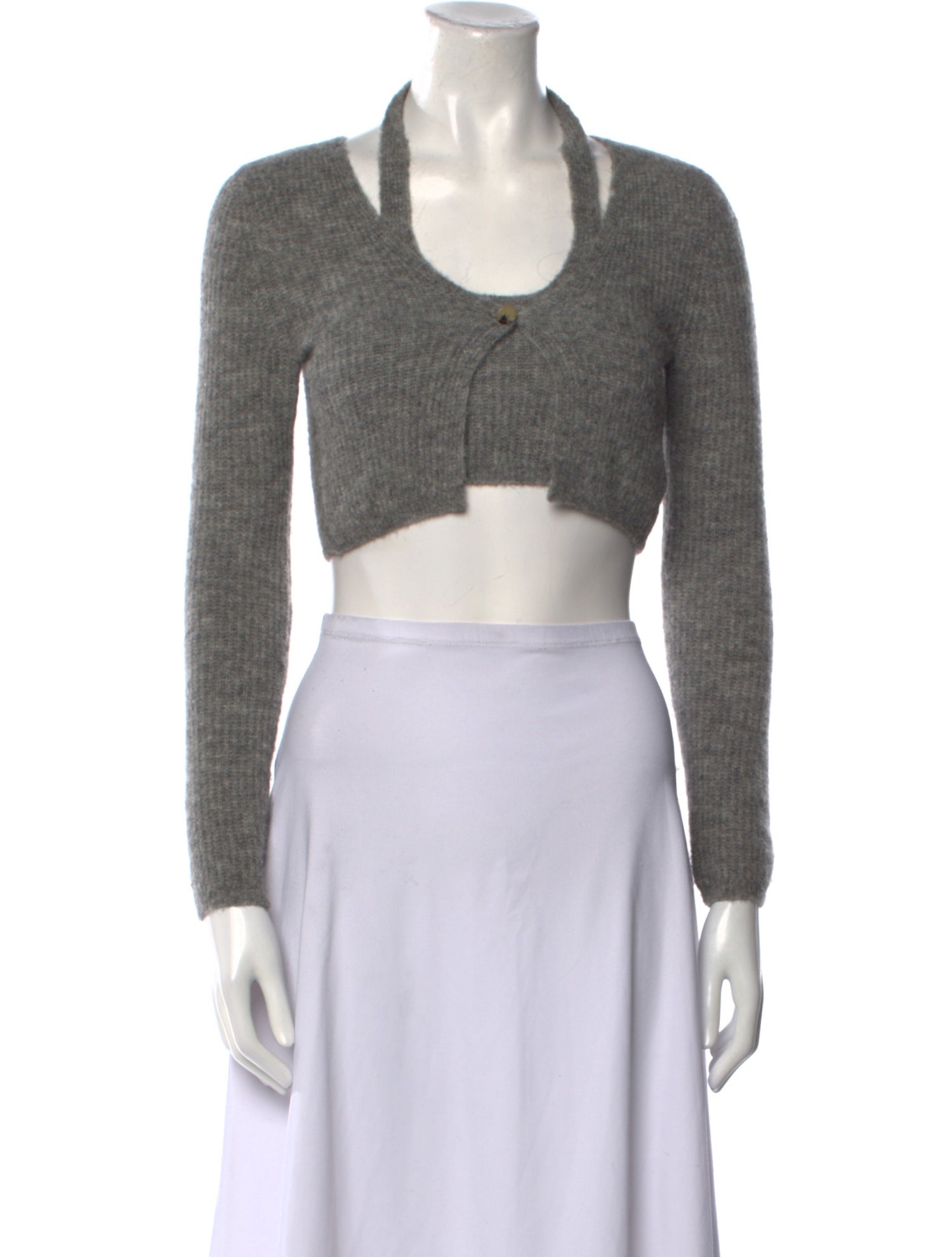 T by Alexander Wang Alpaca Scoop Neck Sweater