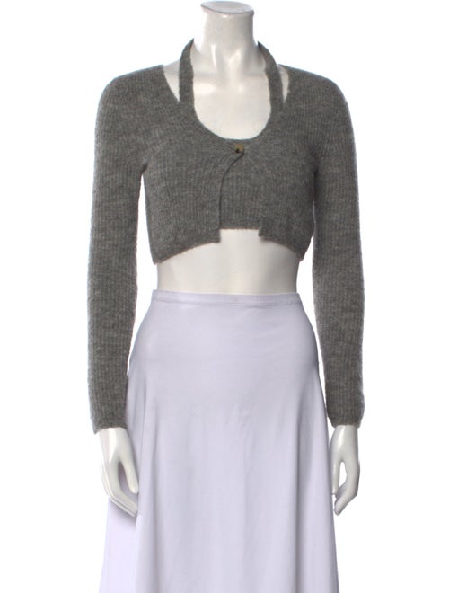 T by Alexander Wang Alpaca Scoop Neck Sweater