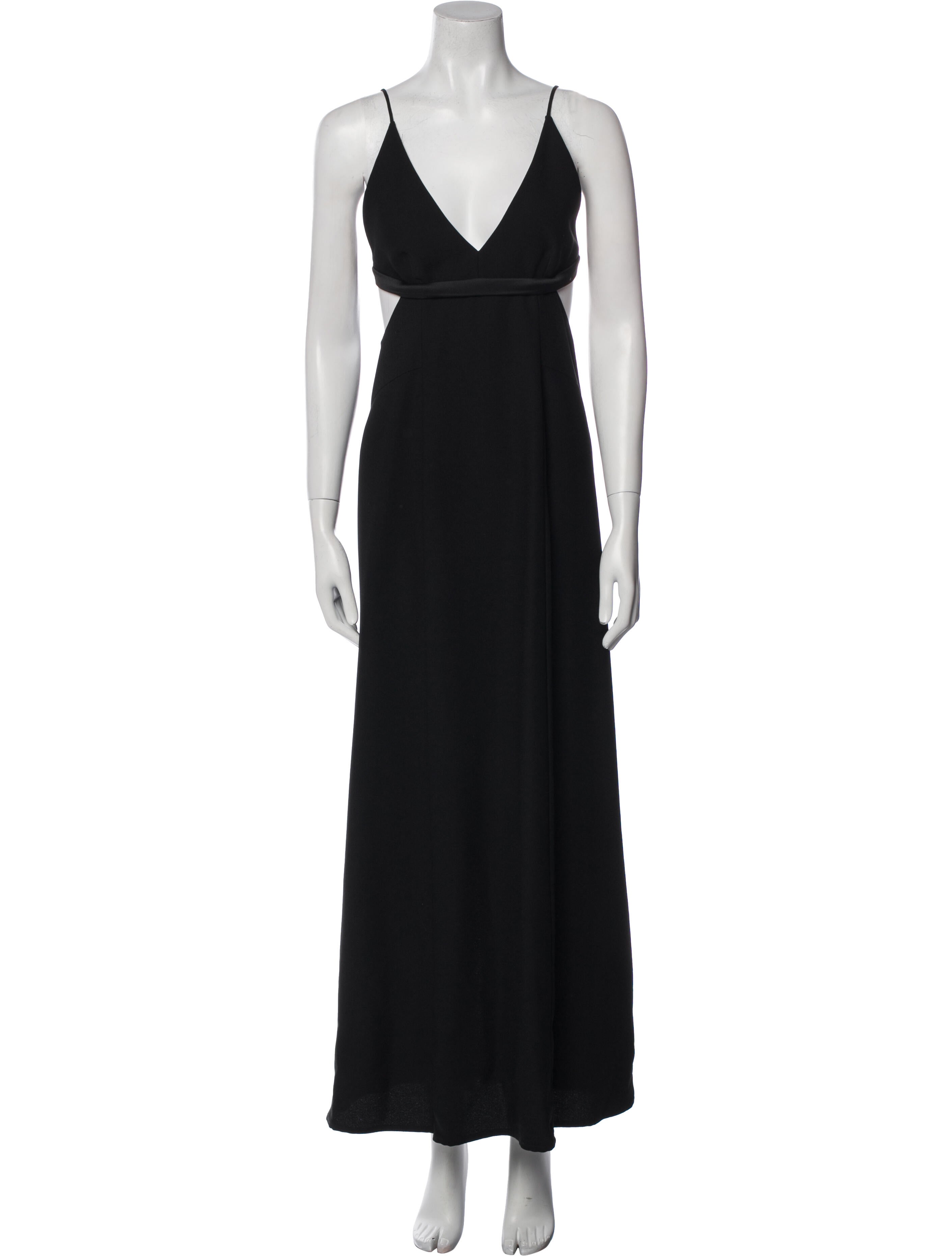 T by Alexander Wang V-Neck Long Dress