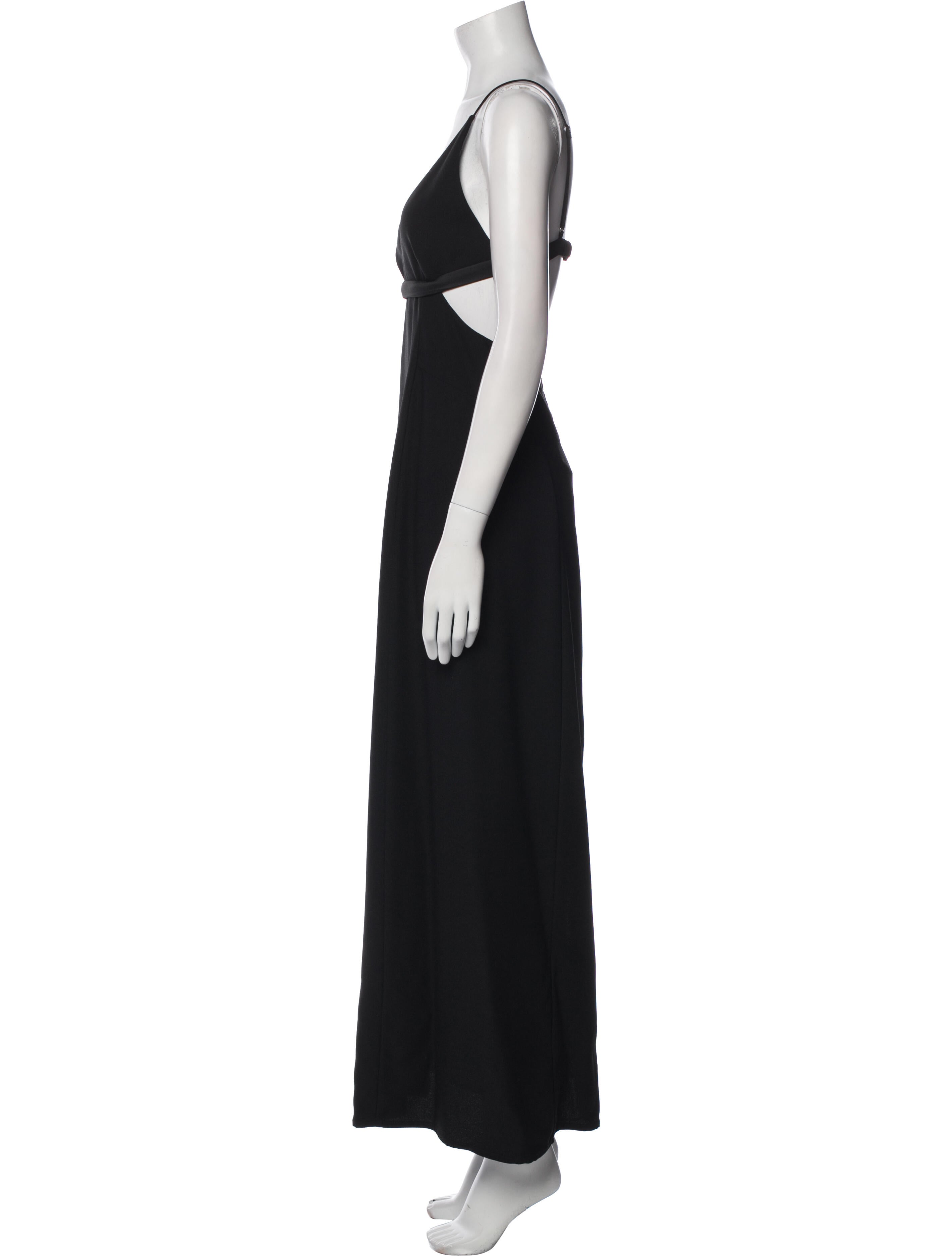 T by Alexander Wang V-Neck Long Dress