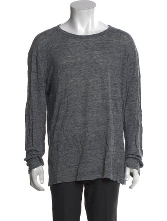 T by Alexander Wang Linen Scoop Neck T-Shirt