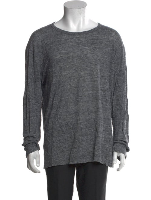 T by Alexander Wang Linen Scoop Neck T-Shirt
