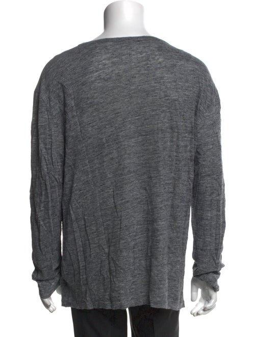 T by Alexander Wang Linen Scoop Neck T-Shirt