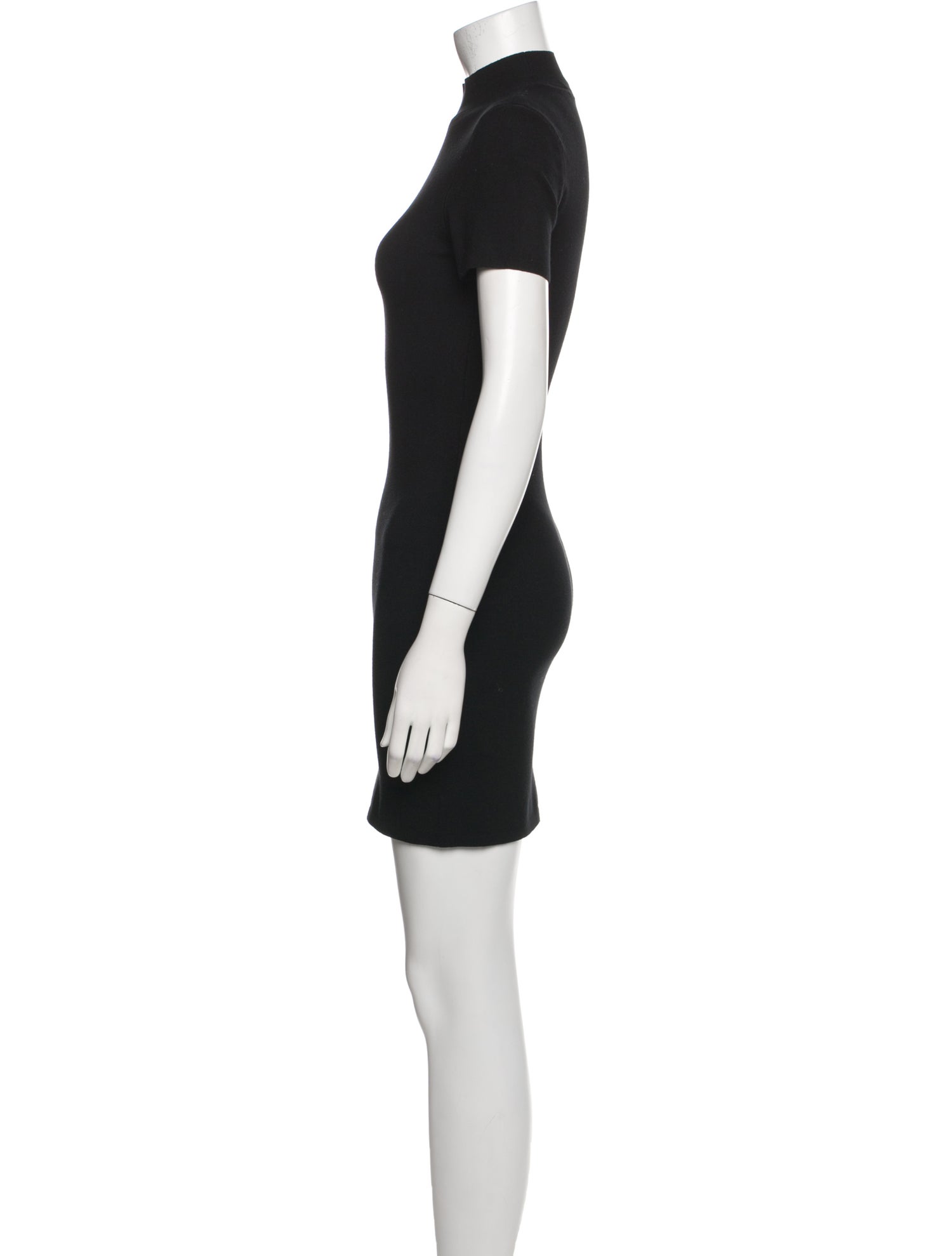 T by Alexander Wang Mock Neck Mini Dress